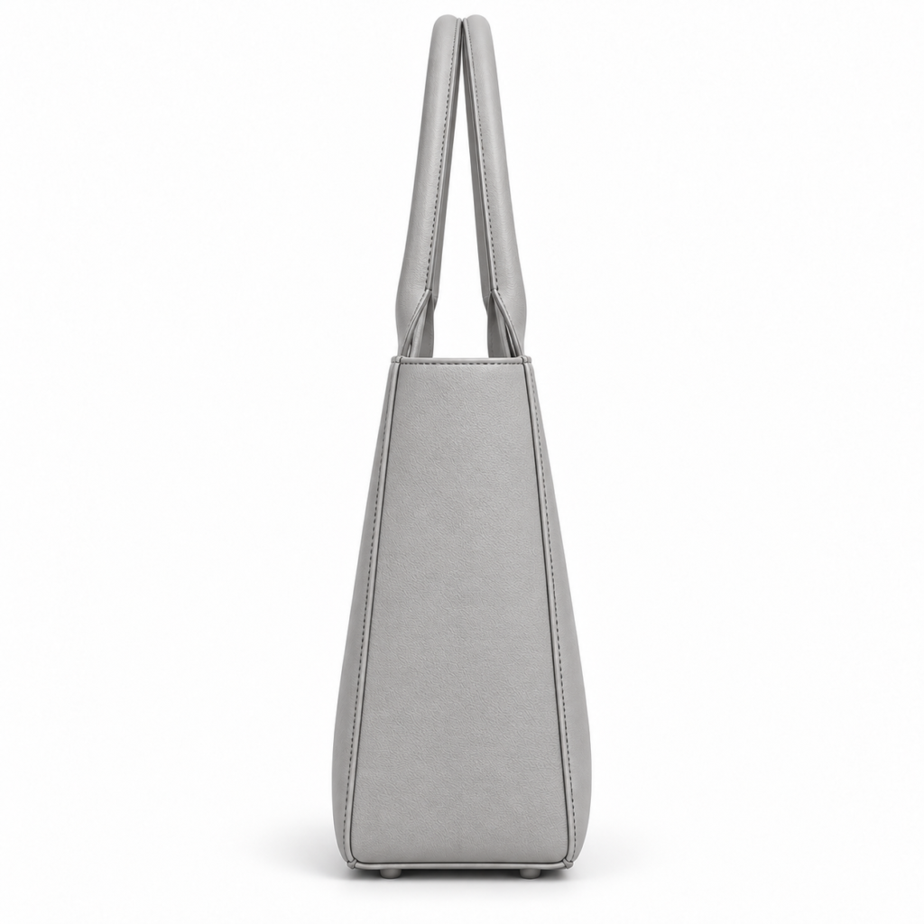 Pelveya Women’s Grey Woven Detail Medium Tote Bag